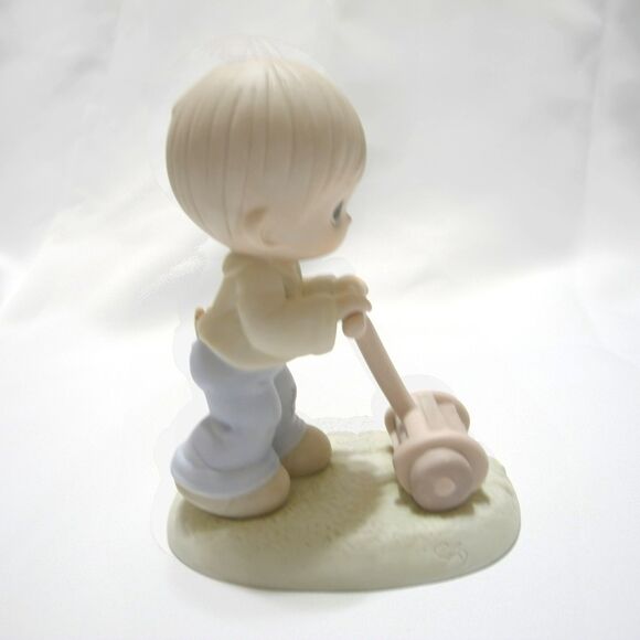 Precious Moments "Mow Power To You" 1989 Figurine #PM-892 New in Box - Picture 2 of 8